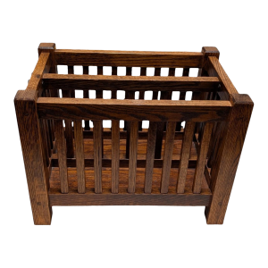 Stickley Mission Oak Magazine Rack (1989)