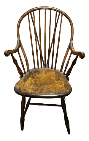 Antique Cherry Wood Windsor Chair - 19th Century