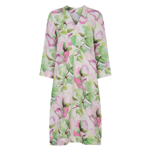 Water Melon Print Picot Dress Linen Multi (XL)