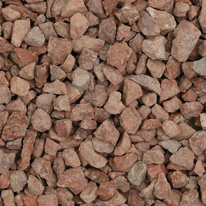 Long Rake Spar Red Granite Chippings 20mm 20kg Bag