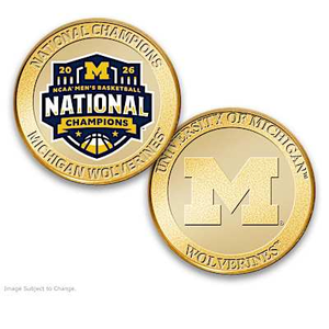 Michigan NCAA Basketball National Champions Coin Collection