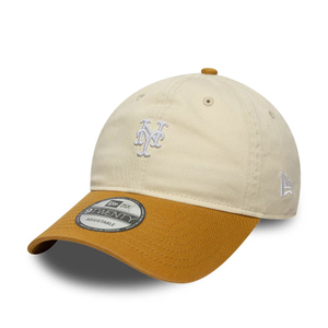 New York Mets MLB Washed Contrast Cream 9TWENTY Adjustable Cap