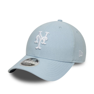 New York Mets MLB Linen Pastel Blue 9FORTY M-Crown Adjustable Cap