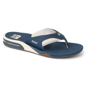 Reef Mens Fanning Flip Flops - 10 UK / Navy/Oat