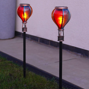 Solar Cool Flame Balloon Stake Light