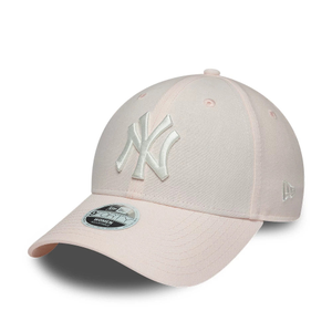 New York Yankees Womens MLB Linen Pastel Pink 9FORTY Adjustable Cap