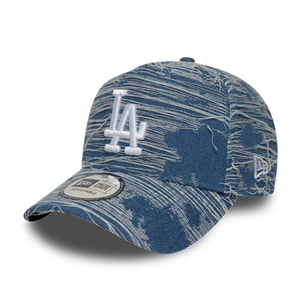 LA Dodgers MLB Distressed Denim Blue 9FORTY E-Frame Adjustable Cap