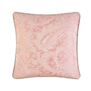 Paisley Blush Square Cushion