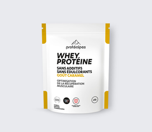 Whey protéine goût caramel - Gamme classique