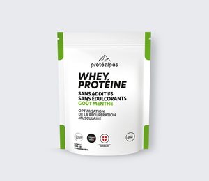 Whey protéine goût menthe - Gamme classique