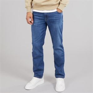 Wrangler Mens Texas Straight Jeans Mid Visual