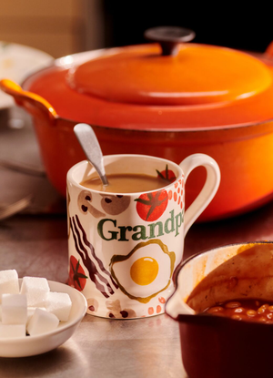 Breakfast Grandpa 1/2 Pint Mug