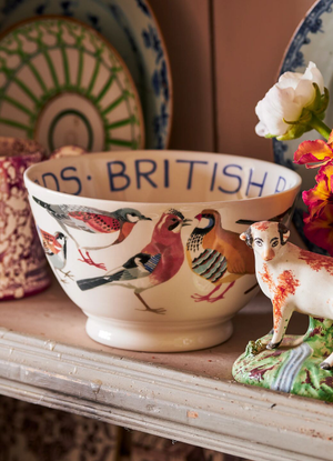 British Birds Medium Old Bowl