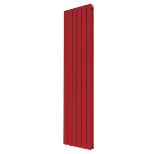 Red (RAL 3001) Flat Panel Vertical Radiator - GLO Idox Range