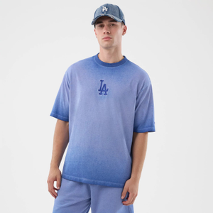 LA Dodgers MLB Washed Logo Pastel Blue T-Shirt