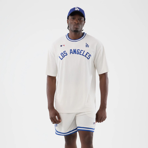 LA Dodgers MLB Arch Open White Oversized T-Shirt