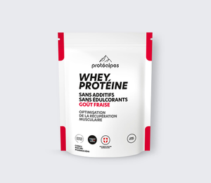 Whey protéine goût fraise - Gamme classique