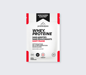 Whey Protéine - Unidose - Sans sucres ajoutés - Fraise