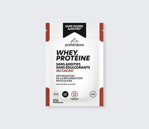 Whey Protéine - Unidose - Sans sucres ajoutés - Cacao