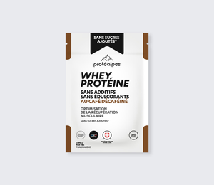 Whey Protéine - Unidose - Sans sucres ajoutés - Café décaféiné