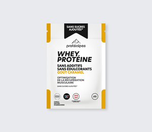 Whey Protéine - Unidose - Sans sucres ajoutés - Caramel