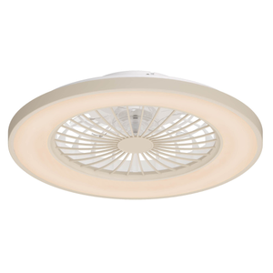 Deckenventilator mit Licht - Beige - Dimmbar - 48W - 2700K-6000K - Inkl. Fernbedienung
