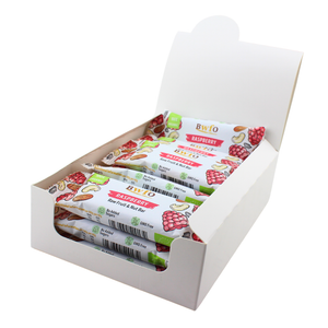 Organic Raspberry - Raw Fruit and Nut Bar 40g x15 (Best Before 12/05/26)