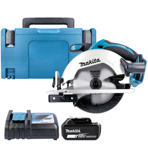 Makita DSS611Z 18V LXT Cordless 165mm Wood Cutting Circular Saw With 1 x 3Ah Battery, Charger & Case