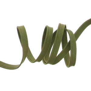Passepoil tout textile 10 mm - Vert militaire