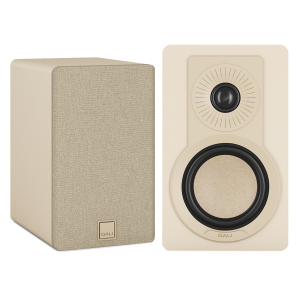 Dali Kupid Passive Bookshelf Speakers - Caramel White