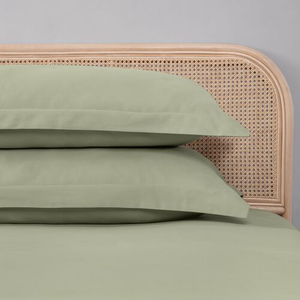 OXFORD PILLOWCASE PAIR Brushed Cotton Twill Forest