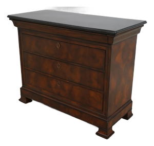 Maitland Smith Empire Marble Top Commode Chest