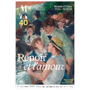 Exhibition Poster Renoir and love