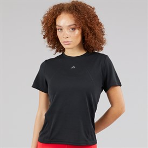 adidas Womens Designed For Training HEAT.RDY Hitt Training T-Shirt Black