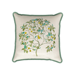 The Ornamental Tree Cushion 45cm x 45cm, Green