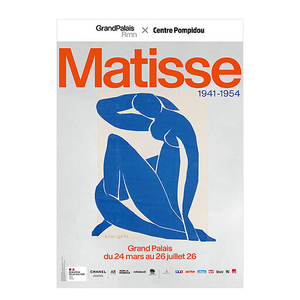 Exhibition poster Matisse 1941-1954 - Blue Nude II, 1952 - Grand Palais