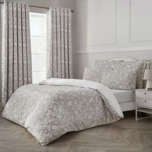 KING SIZE DUVET COVER Russborough Jacquard Natural/ Gold