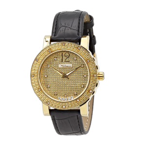 Iced Out JoJino Diamond Watch for Women with Floating Stones 0.12ct