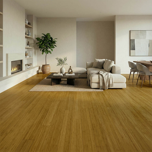 Solid Honey Strand Woven 135mm Uniclic® BONA Coated Bamboo Flooring 1.5m²