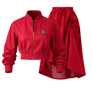 Garnet Ruched Set (M)