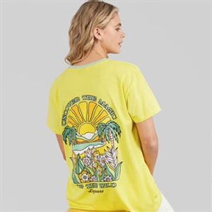 Lagooners Womens Haycroft Oversized T-Shirt Yellow