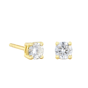 0.60ct Diamond Stud Earrings | Pre-Loved | 18K Yellow Gold