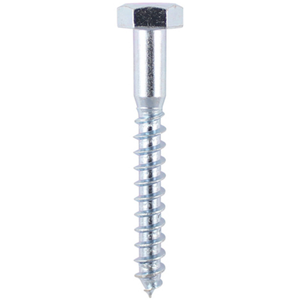 Timco Coach Screws Hex Head Zinc Plated 10.0 x 150mm – Pack of 2 Heavy Duty Wood Screws