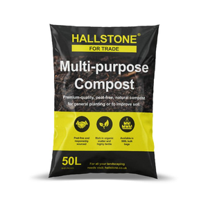 HALLSTONE MINI BAG MULTI PURPOSE COMPOST PEAT FREE 50l HSCOMP50