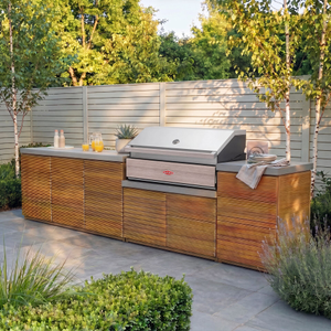 Maze - Bali Outdoor Kitchen Storage Units with Beefeater 1500 Series BBQ - Large Configuration