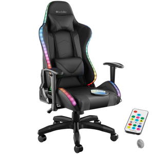Sedia da gioco Tartaros, LED, funzione massaggio