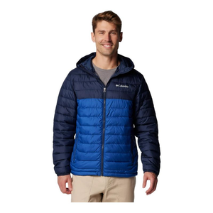 Mens Powder Lite™ II Hooded Jacket (Blue)