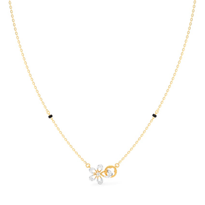 Floral Spark Diamond Mangalustra