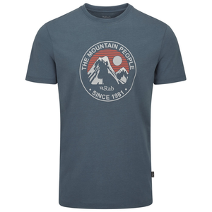 Herren Stance Alpine Peak T-Shirt (Blau)
