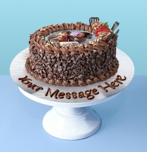 Hazelnut crunch Photo Cake 